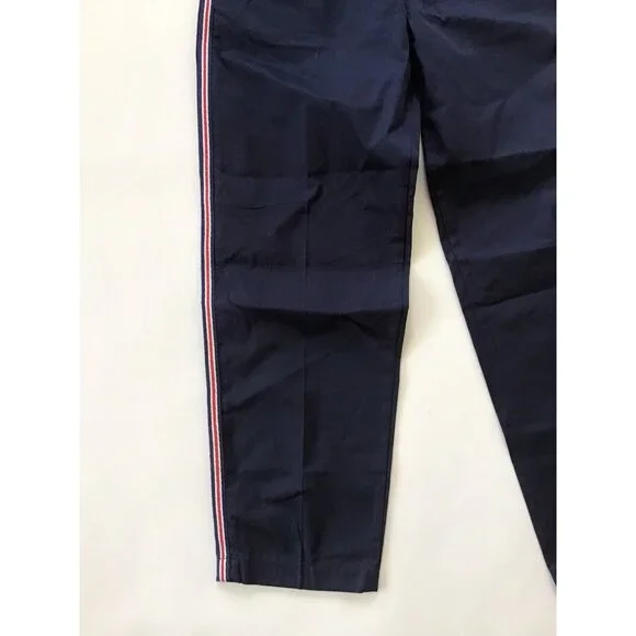 $178 Diesel Men's Slim P-Tucs Tape Trousers Peacoat Blue Jeans Size 31